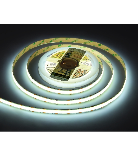 Светодиодная лента Ambrella light GS4803 COB 616Led/19W m/ 24V IP20 6500K/ 5m*12mm*2mm (2 конт.)