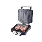 Гриль контактный электрический Centek CT-1463 1800 Вт, 2 жаровни 280х230 мм, антипригар, нагрев 240 гр, нерж отдел, фото 1