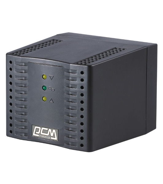 Стабилизатор напряжения Powercom TCA-2000 1000Вт 2000ВА черный