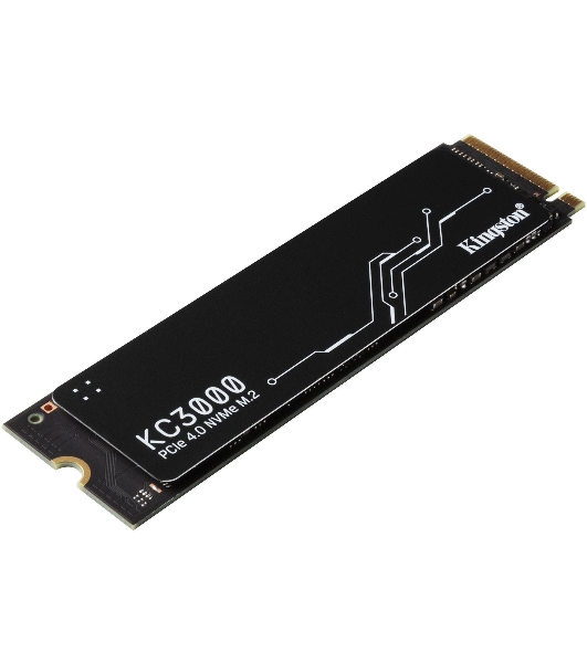Накопитель SSD Kingston 512Gb M.2 KC3000 SKC3000S/512G (PCI-E 4.0 x4, up to 7000/3900Mbs, 3D TLC, NVMe, 400TbW, Phison E18, 22х80мм, LP heatsink)