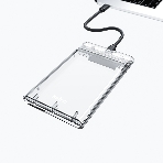 Внешний бокс 2.5 SATA Netac WH11 USB 3.0 NT07WH11-30CC слайд прозрачный корпус, фото2