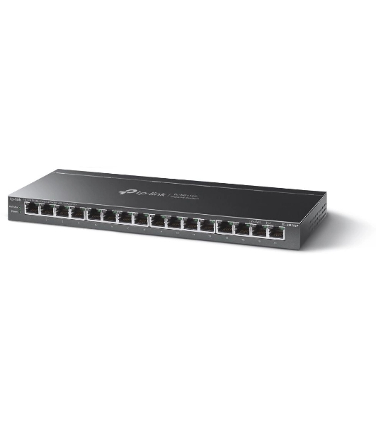 Коммутатор настольный TP-Link TL-SG116P с 16 гигабитными портами PoE+
