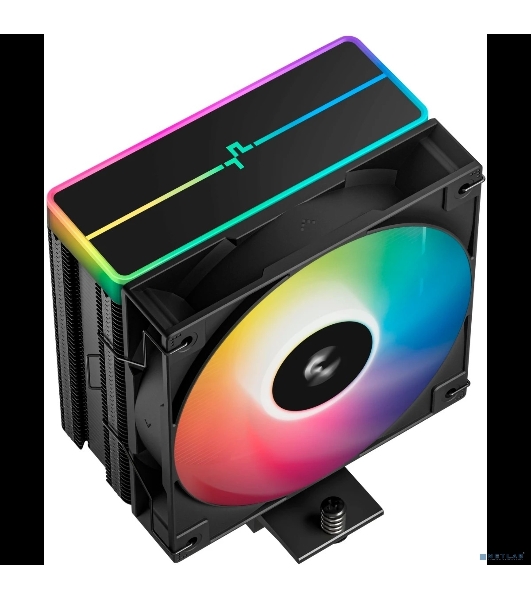 Кулер для процессора DEEPCOOL AG400 BK ARGb V2 черный 120мм алюминий+медь 2100rpm 31.6db 4-pin 220W 154мм