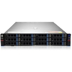 Серверная платформа Gooxi SR201-D12R 2U 12bay server, based on AMD 7003 platofrm. 2pcs of PCIe 4.0x16; 4xPCIe 4.0x8 2x 2.5' rear SAS/SATA 2x 2.5' rear NVMe 1300W 1+1 PSU EU power cables rail kit, фото3