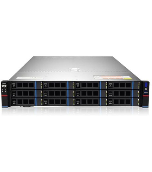 Серверная платформа Gooxi SR201-D12R 2U 12bay server, based on AMD 7003 platofrm. 2pcs of PCIe 4.0x16; 4xPCIe 4.0x8 2x 2.5' rear SAS/SATA 2x 2.5' rear NVMe 1300W 1+1 PSU EU power cables rail kit