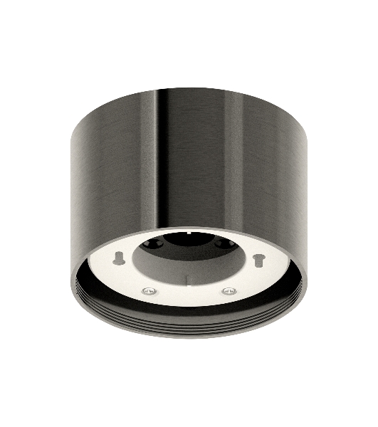 Корпус светильника C8115 DCH черый хром D85*H60mm GX53
