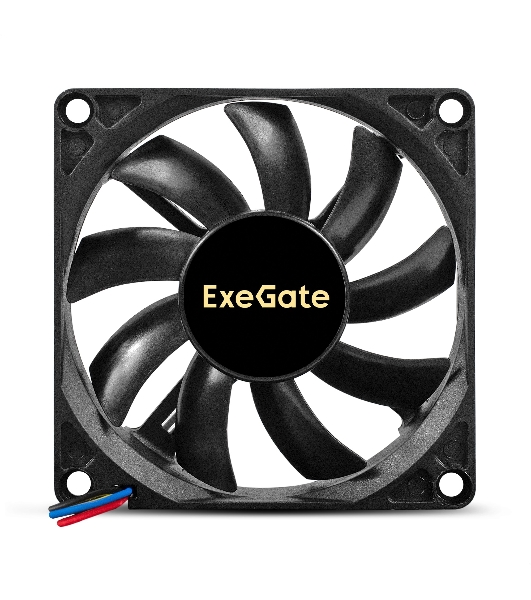 Вентилятор для корпуса ExeGate ExtraPower EP08015S2P черный, 80 мм, 2500 об/мин, 25.5 дБ, 2 pin