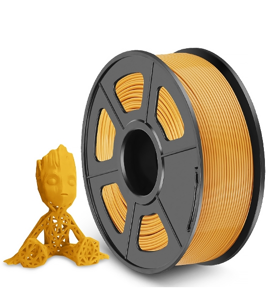 Филамент NVPrint PLA Gold для 3D печати диаметр 1.75мм длина 330 метров масса 1 кг