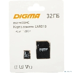 Флеш карта microSDXC 32Gb Class10 Digma CARD10 + adapter, фото4