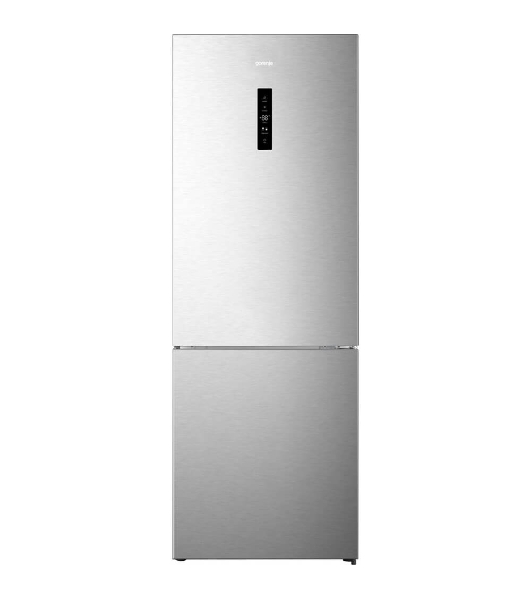 Холодильник Gorenje NRK720EAXL4 серый двухкамерный 347/109л морозилка снизу, No Frost
