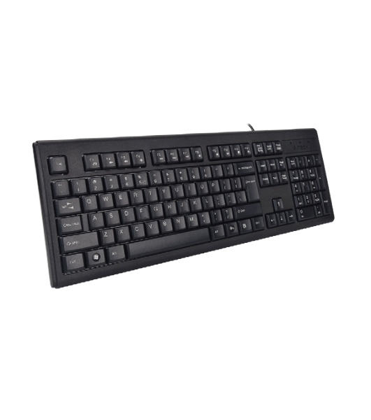 Клавиатура проводная A4Tech KR-83, USB, черный