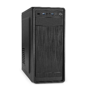 Компьютерный корпус Miditower ExeGate XP-332UC-XP400 (ATX, XP400 с вент. 12см, 2хUSB 3.0/1хTypeC, аудио, черный)