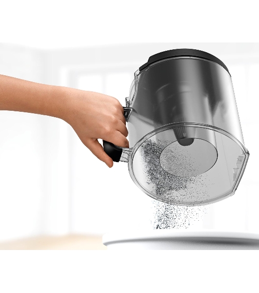 Пылесос Bosch BGS41POW1 черный/красный, 350/700 Вт, уборка сухая, пылесборник контейнер 2.4 л