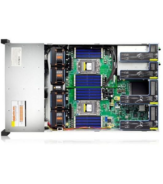 Серверная платформа Gooxi SR201-D12R 2U 12bay server, based on AMD 7003 platofrm. 2pcs of PCIe 4.0x16; 4xPCIe 4.0x8 2x 2.5' rear SAS/SATA 2x 2.5' rear NVMe 1300W 1+1 PSU EU power cables rail kit