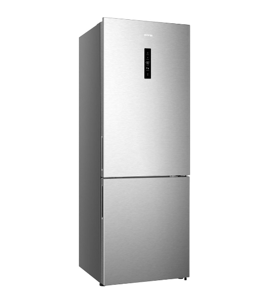 Холодильник Gorenje NRK720EAXL4 серый двухкамерный 347/109л морозилка снизу, No Frost