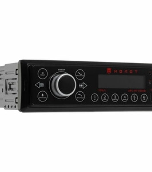 Автомагнитола Ural Молот АРС-МТ 333К, 1 DIN, Bluetooth, USB Type-A, AUX