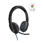 Гарнитура Logitech USB Headset H540 чёрный, проводная, USB, фото25