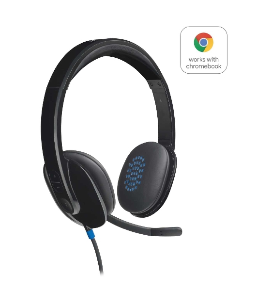 Гарнитура Logitech USB Headset H540 чёрный, проводная, USB