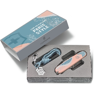 Нож перочинный Victorinox Companion Paris Style (1.3909.E221) 91мм 16функц. розовый с чехлом подар.коробка