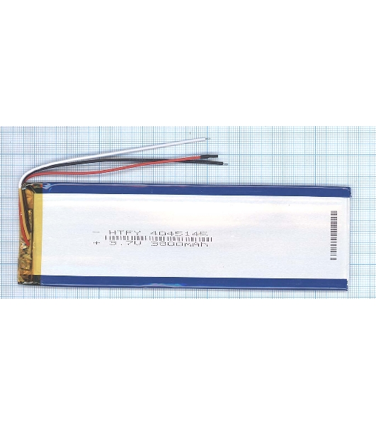 Аккумулятор Li-Pol (батарея) 4x45x145мм 3pin 3.7V/3800mAh