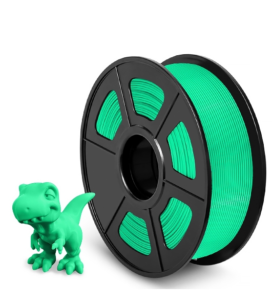Филамент NVPrint PLA Green для 3D печати диаметр 1.75мм длина 330 метров масса 1 кг