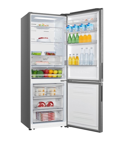 Холодильник Gorenje NRK720EAXL4 серый двухкамерный 347/109л морозилка снизу, No Frost