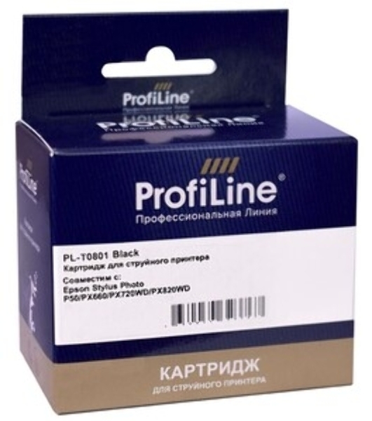 Картридж струйный ProfiLine PL-08014 для принтеров Epson StylusPhoto P50/PX660/PX720WD/PX820WD Black водн