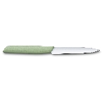 Нож кухонный Victorinox Swiss Modern (6.9006.1042) стальной разделочный лезв.100мм прямая заточка зеленый, фото 1