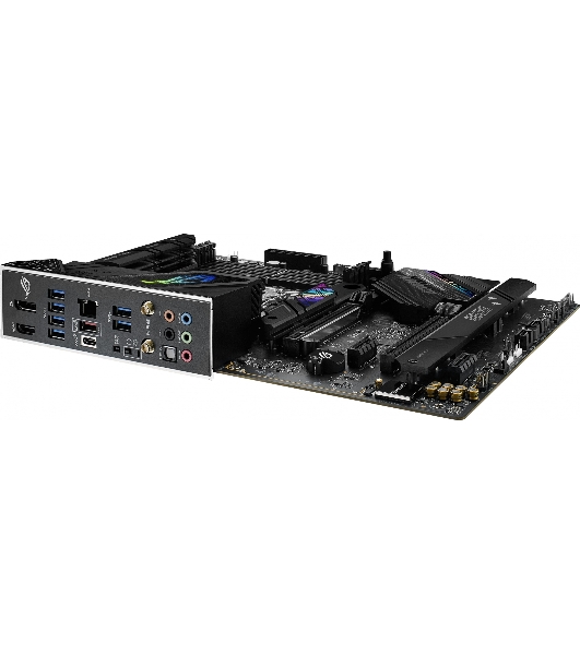 Материнская плата ASUS ROG STRIX B760-F GAMING WIFI, LGA 1700, Intel B760, 4xDDR5, 4xSATA, 3xM.2, 1xPCI-E 5.0 x16, 1xPCI-E 3.0 x4, 1xHDMI, 1xDP, 1x 2.5Gb LAN, 1xUSB-A 3.2 Gen 2, 6xUSB-A 3.2 Gen 1, 1xUSB-C 3.2 Gen 2x2, 5x3.5 мм, 7.1, Standard-ATX