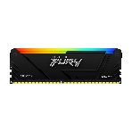 Оперативная память Kingston Fury Beast, DDR4, 32GB (1x32GB), 3200MHz, CL16, DIMM, с радиатором, RGB, черный, фото6