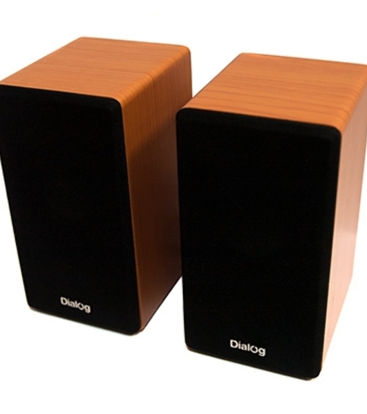 Акустическая система Dialog AST-20UP - акустические колонки 2.0, 6W RMS, Cherry, питание от USB