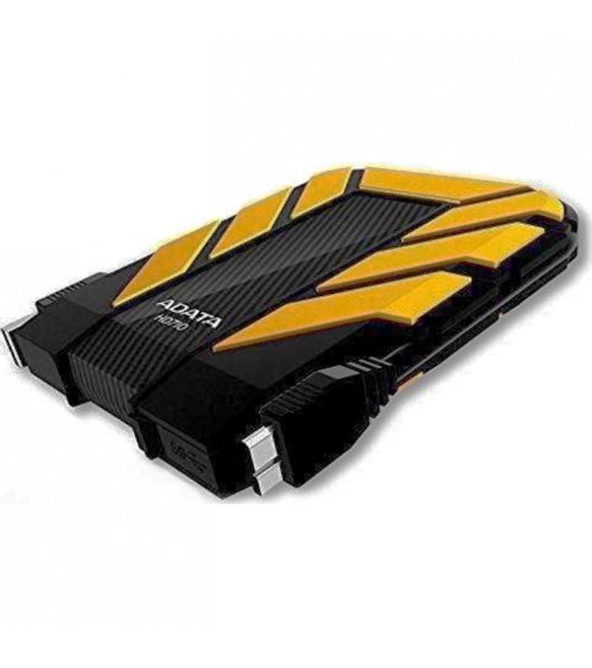 Внешний HDD 2.5' ADATA HD710P, 2TB, USB 3.2 Gen 1 Type-A, 5400 rpm, желтый