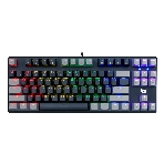 Клавиатура проводная механическая Gembird KB-G600-1, 87кл, Rainbow, коричн.свитчи, 1.8м, черная, фото9