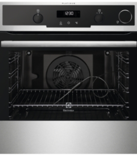 Духовой шкаф электрический Electrolux с конвекцией, приготовление на пару, объем 72 л, 10 режимов, автопрограммы, очистка пиролитическая, 3 стекла в дверце, направляющие проволочные + телескопические (1 уровень)