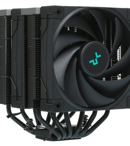Кулер для процессора DEEPCOOL AK620 черный, 120 мм, алюминий/медь, 1850 об/мин, 28 дБ, 4 pin, 260 Вт, 162 мм