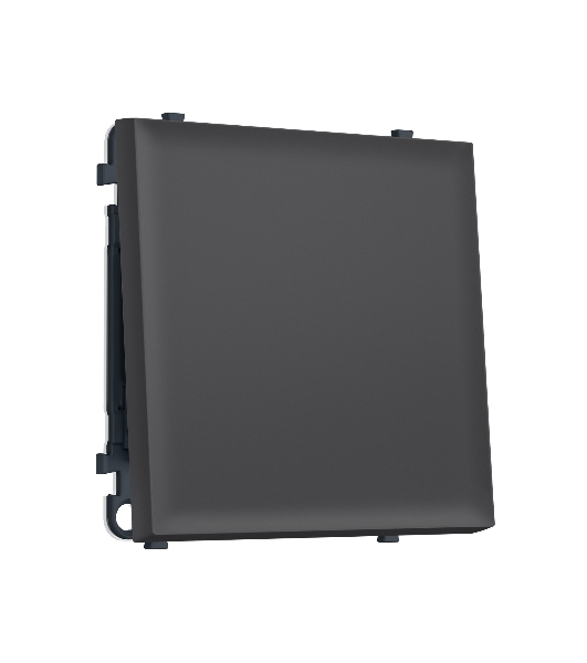 MS901010 Комплект механизма 1-кл выключателя SIGMA Графит Мягкое касание 10A-250V QUANT PRO (SP9010, PR101)