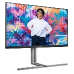 Монитор 31.5' AOC U32U3CV IPS 3840x2160, 60 Гц, 4 мс, 16:9, 400 кд/м², 2xHDMI 2.0, DP 1.4, USB-C, 3.5 Jack, USB Hub (4x USB 3.2), динамики (2x3 Вт), HDR10, Adaptive-Sync, черный, фото24