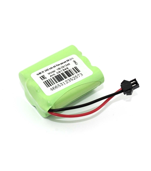 Аккумулятор Ni-Mh 6V 2400 mAh AA Row разъем SM (2+3)