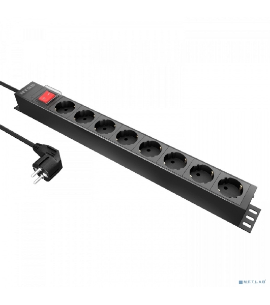 Блок распределения питания NTSS NTSS-PDU-DA2034 гор.размещ. 8x базовые 16A Schuko 2м