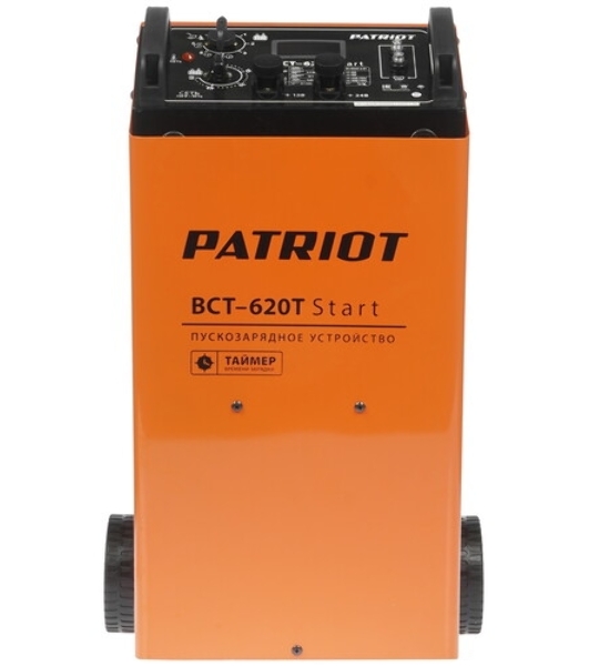 Устройство пуско-зарядное PATRIOT BCT-620T Start220В±15% 3300Вт 12/24В з/п90/550А 50-1000А/ч 25кг