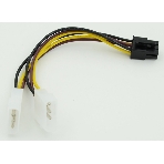 Кабель питания Molex/PCI-E 6pin 0.15м, фото2