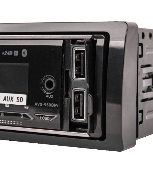 Автомагнитола ACV AVS-950BM, 1 DIN, Bluetooth, USB Type-A, AUX