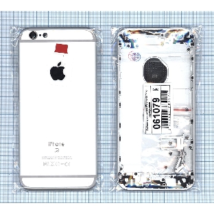 Задняя крышка для iPhone 6S (4.7) серебристый