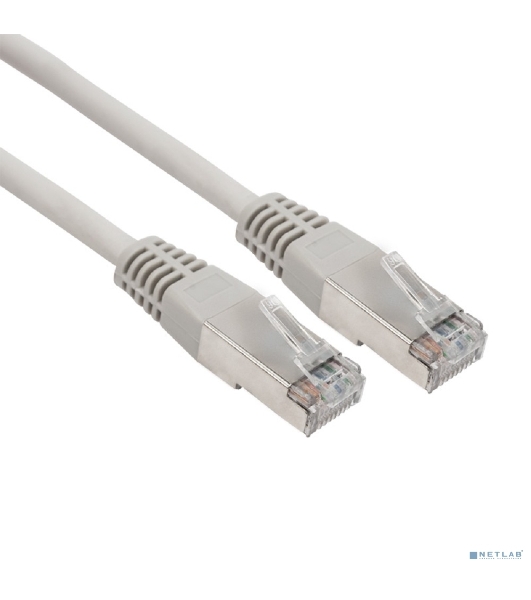 Пaтч-корд F/UTP Rexant, cat.6, RJ45-RJ45, экранированный, PVC серый, 0,5м