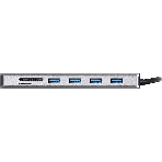 USB-концентратор VCOM CU4706, USB Type-C, HDMI/DP/USB3.0/TC/USB2.0/RJ45/SD/TF/PD/3.5 мм jack, USB Type-C, фото10