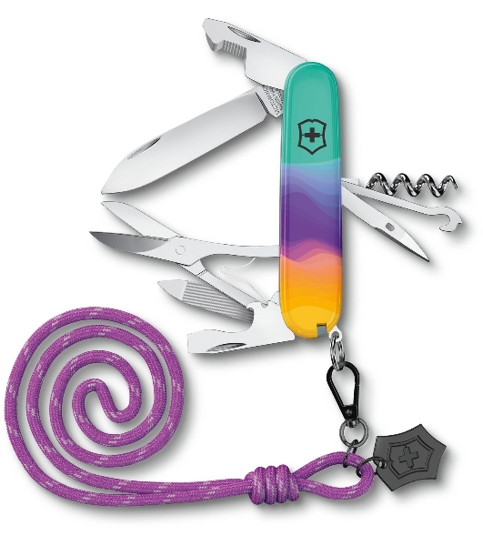Нож перочинный Victorinox Companion Sydney Style (1.3909.E222) 91мм 16функц. бирюзовый с чехлом подар.коробка