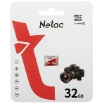 Флеш карта Netac P500 ECO 32Gb MicroSDHC C10 up to 80Mb/s, retail pack with SD Adapter, фото8