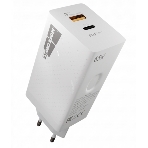 Сетевое зарядное устройство MORE CHOICE NC81a СЗУ 1USB+1Type-C 3.0A PD 20W+ QC3.0, белый, фото9