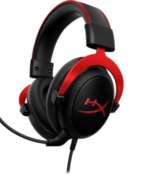 Гарнитура HyperX Cloud II красный, проводная, совместимость с консолями