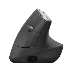 Мышь беспроводная/проводная Logitech MX Vertical графитовый, 4000 dpi, радиоканал, Bluetooth, USB, кнопки - 6, фото36